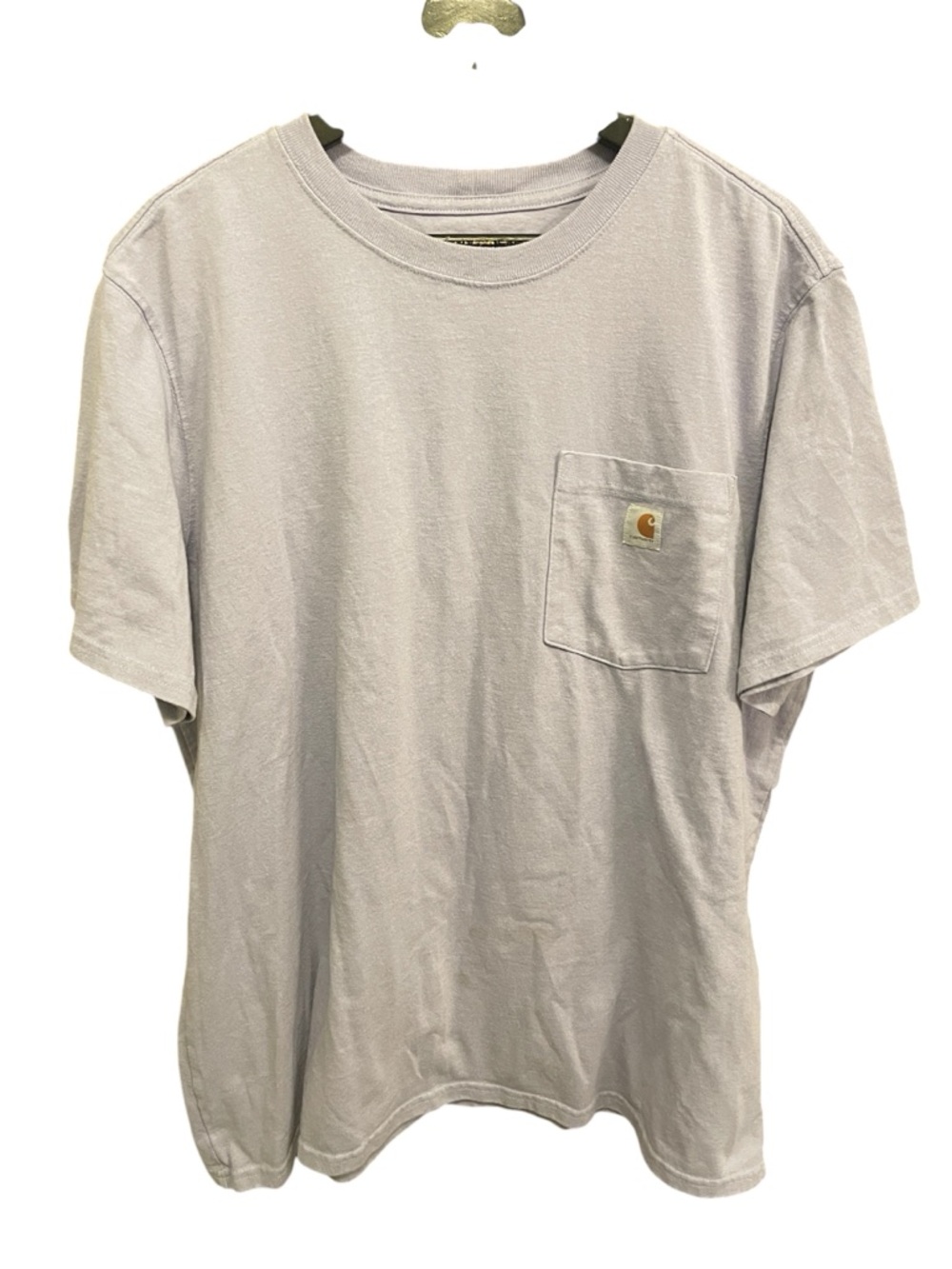 Light Purple Carhartt Pocket T-Shirt Size XXL Loose Fit